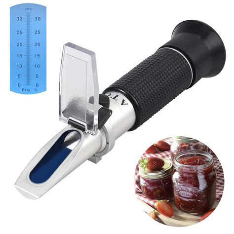 brix refractometer atc|portable refractometer atc.